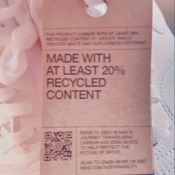 Nike Court Vision White Sneakers - Picture 7 of 7